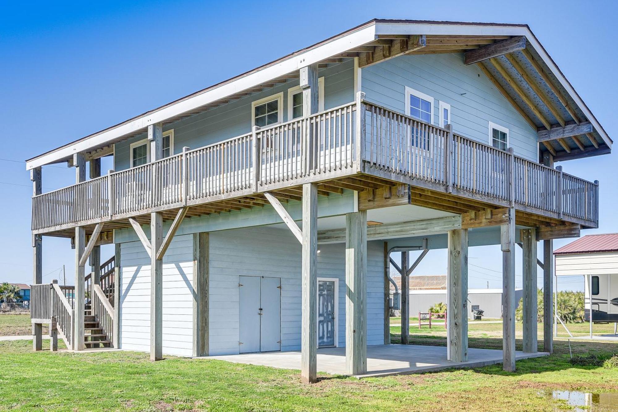 Crystal Beach Home With 2 Grills Walk To Shore! Εξωτερικό φωτογραφία